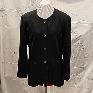 GO SILK Black Jacket size 8